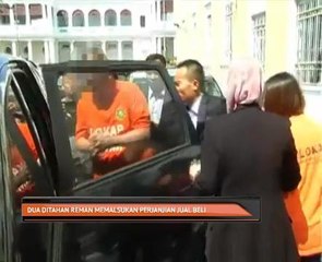 Dua ditahan reman memalsukan perjanjian jual beli