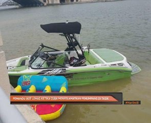 Pemandu bot lemas ketika cuba menyelamatkan penumpang di Tasik Putrajaya