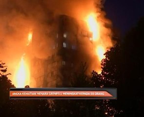 Angka kematian Menara Grenfell meningkat kepada 58 orang