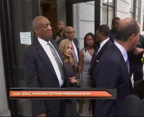 Cosby bebas, mahkamah isytihar perbicaraan silap