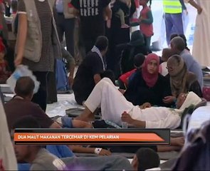 Dua maut makanan tercemar di kem pelarian