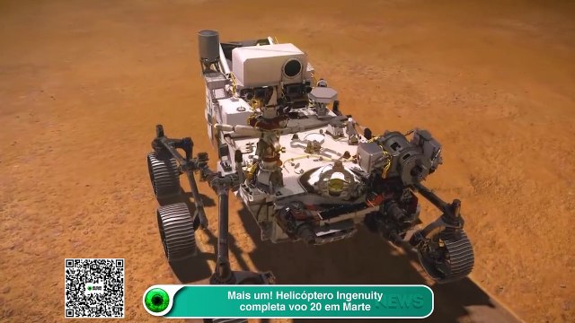 Ingenuity completa seu 20º voo em Marte