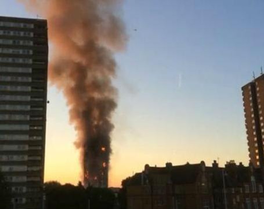 London tower block blaze kills several people