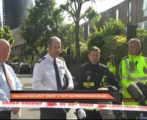 Kebakaran pangsapuri London: 12 maut, ada penghuni masih hilang