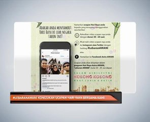 #LebaranAWANI kongsikan ucapan hari raya bersama kami