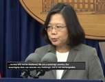 Taiwan president disappointed over Panama's switch to China