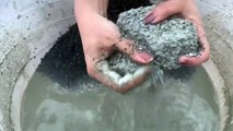 ASMR Super grainy sand cement water crumble | Cr; asmr chunks ❤