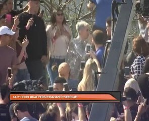 Katy Perry buat persembahan di sekolah