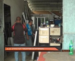 Lelaki ditemui mati tergantung dalam bengkel