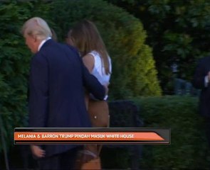 Melania & Barron Trump pindah masuk White House