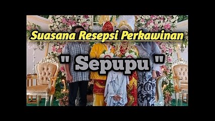 Suasana Resepsi Pernikahan Sepupu