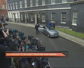 Dua penasihat paling kanan Theresa May letak jawatan