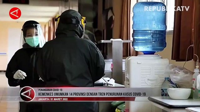 14 Provinsi dengan Tren Penurunan Kasus Covid-19