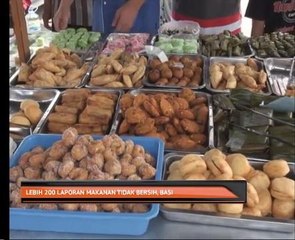 Lebih 200 laporan makanan tidak bersih, basi