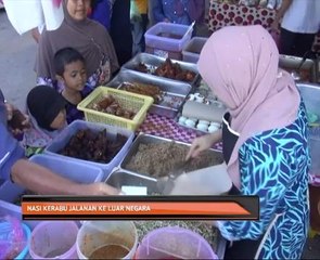 Nasi Kerabu jalanan ke luar negara