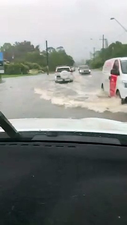 Flooding at Dapto's Bong Bong Road | March 3, 2022 | Illawarra Mercury