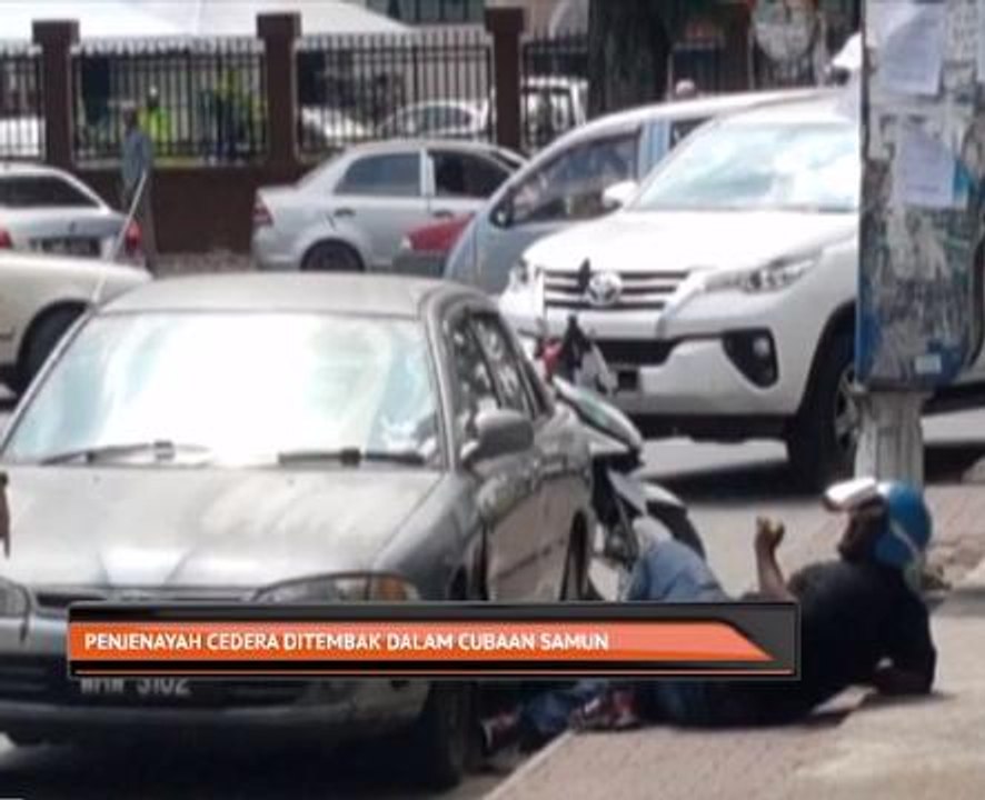 Penjenayah cedera ditembak dalam cubaan samun
