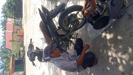 Cara pengetesan dinamo listrik menggunakan motor