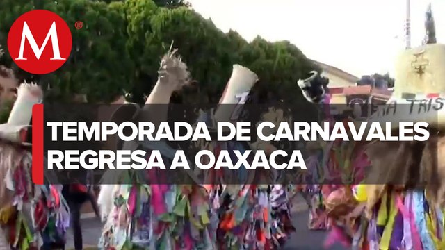 Regresan los carnavales a Oaxaca después de dos años