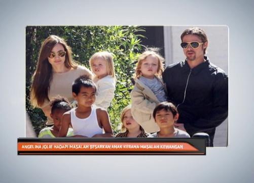 Angelina Jolie hadapi masalah besarkan anak kerana masalah kewangan