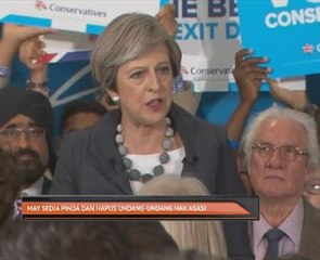 Theresa May sedia pinda dan hapus undang-undang hak asasi