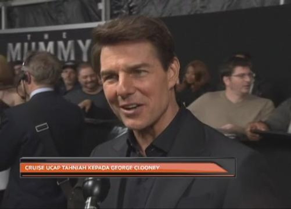 Cruise ucap tahniah kepada George Clooney