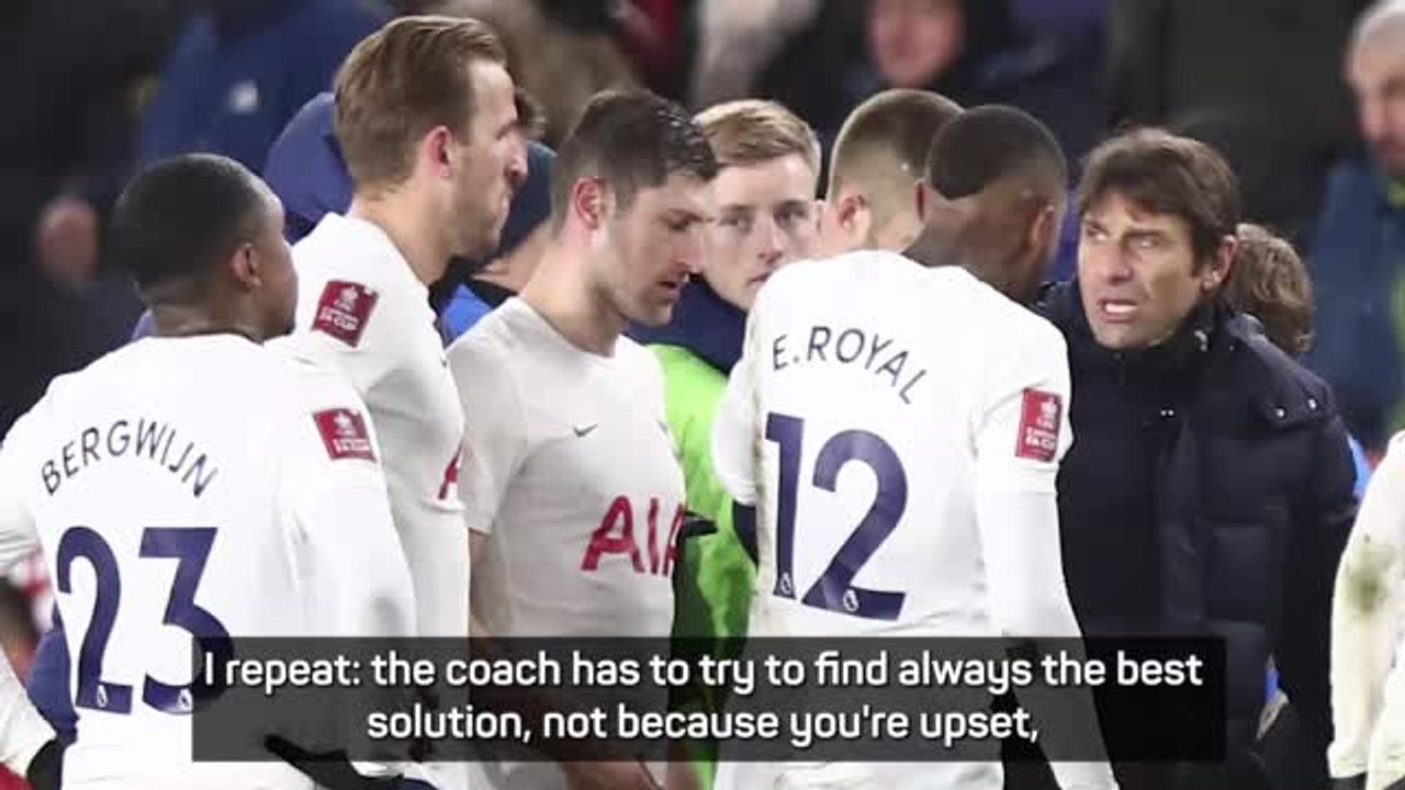 Conte frustated by Spurs inconsistency after Cup exit