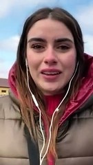 Video: "Por favor, llévate a mi hija", le dice guía a periodista en Ucrania