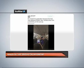 Pemuda Rai Hari Graduasi Dalam Keretapi 🚆 - Kenangan Tak Terlupakan