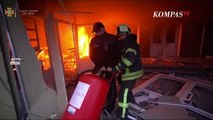 Asap Membubung Tinggi! Rudal Rusia Hantam Menara Stasiun Televisi di Kiev