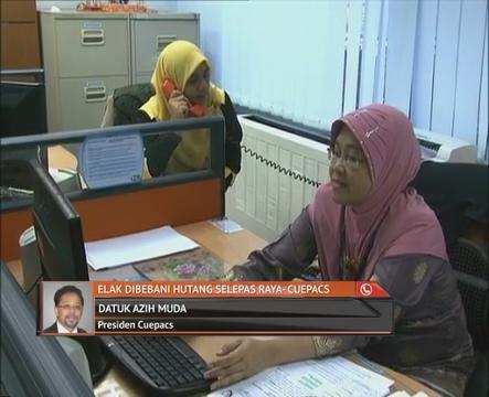 CUEPACS mahu bonus raya lebih RM500 tahun depan