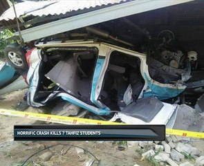 Horrific crash kills 7 tahfiz students