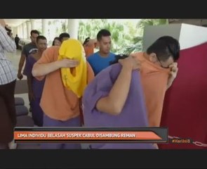 Lima individu belasah suspek cabul disambung reman