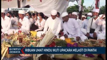 Video herunterladen: Ribuan Umat Hindu Ikuti Upacara Melasti Jelang Nyepi