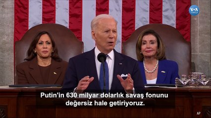 Biden "Birliğin Durumu"nda Rusya’yı Hedef Aldı
