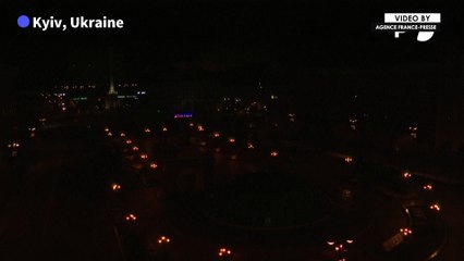 Air raid sirens ring out in Kyiv at night as Russian bombardment resumes