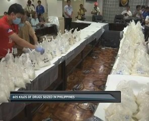 604 kilos of drugs seized in Philippines
