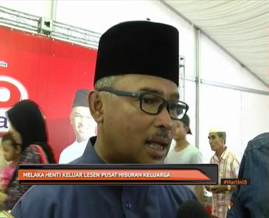 Kerajaan Melaka menghentikan