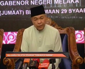 Dua warga Malaysia disahkan terbunuh di Marawi