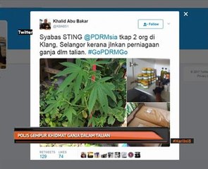 Polis gempur khidmat ganja dalam talian