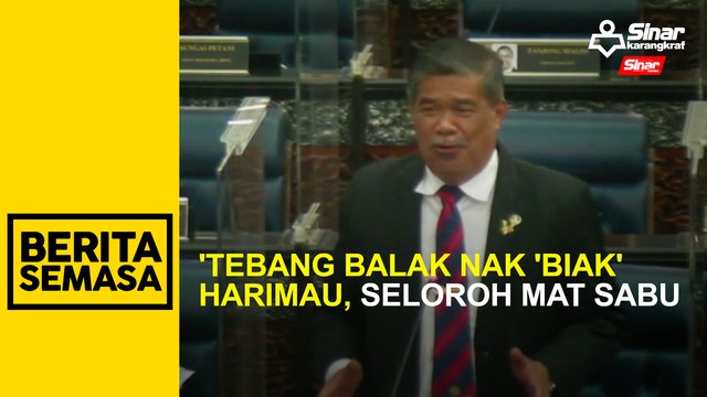 'Tebang balak nak 'biak' harimau' seloroh Mat Sabu