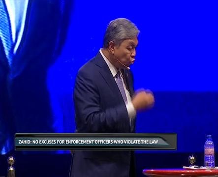 Zahid: No excuse for enforcement officers who violate the law