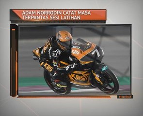 Adam Norrodin catat masa terpantas di sesi latihan