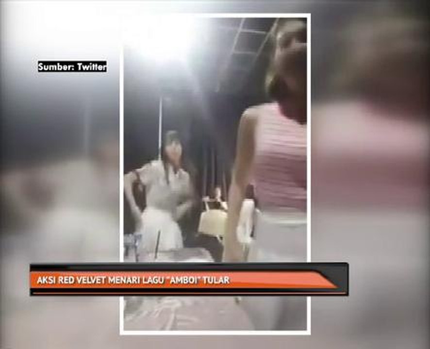 Aksi Red Velvet menari lagu "Amboi" tular