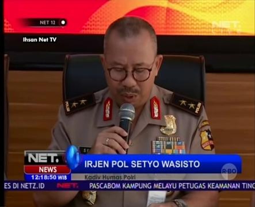 Sidang media letupan di Jakarta
