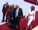 Did the U.S. First Lady flick away her husband's hand during Israel visit?