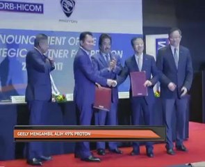 Geely mengambil alih 49% Proton