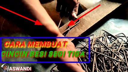 Proses membuat ring konstruksi bangunan