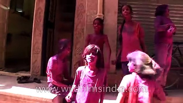 Jodhpur celebrates festival of colour 'Holi'