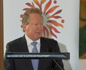 New record made in Australian philanthropy